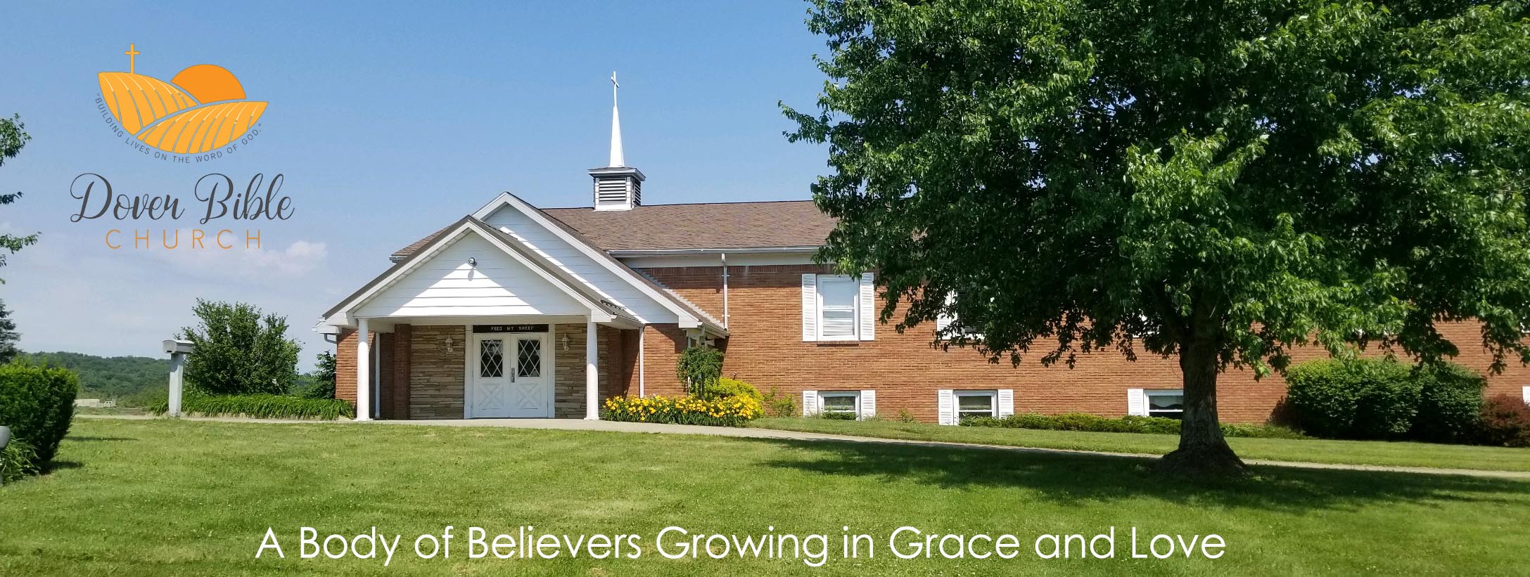 exterior image of Dover Bible Church 4173 Minard Rd., Dover, OH 